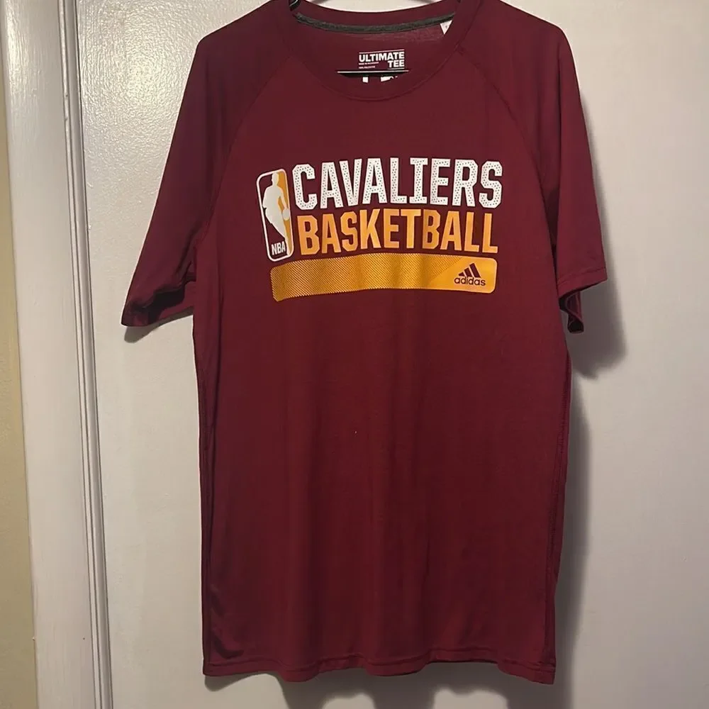 Adidas Cavaliers Basketball Tshirt large